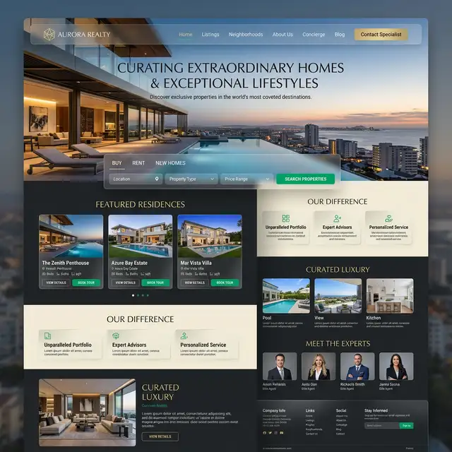 Desain Website Premium Properti & Real Estate