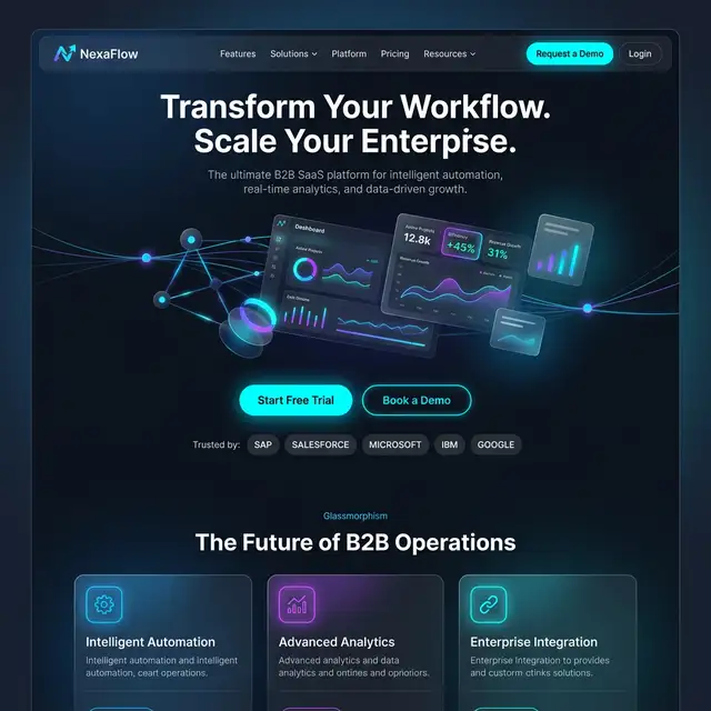 Desain Website Premium Startup & B2B SaaS