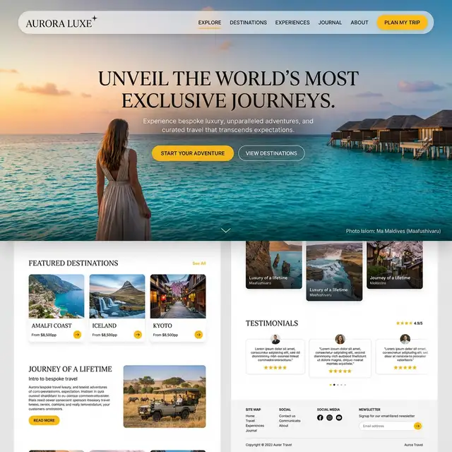 Desain Website Premium Agen Travel & Umroh